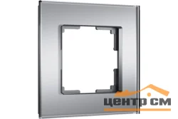 Рамка 1-местная Werkel Senso, серебряный, стекло soft-touch, W0013106