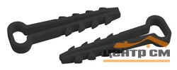 Дюбель-хомут ЭРА DXP-5-10-b-10 для плоского кабеля 5-10 мм черный 10шт
