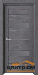Дверь ДВЕРИ ГУД IKS X3 экошпон Дуб шале частичное стекло графит 60