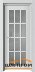 Дверь ДВЕРИ ГУД NEO 696 Эмаль-Soft Ясень серый стекло 70