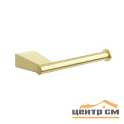 Держатель для туалетной бумаги стальной без крышки Fixsen Trend Gold FX-99010B, матовое золото