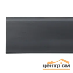 Плинтус универсальный WINART PRO HDPS Quadro 80 мм Черный Матовый 2м