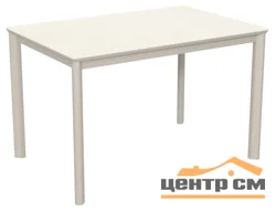 Стол Римини-мини, размер 90х65 (+40), (цвет Мокко/МДФ+PVC Мокко/Cream-Latte) + нога №9 (мокко)