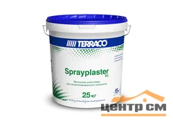 Шпаклевка готовая TERRACO Sprayplaster FC финишная для механизированного нанесения 25кг