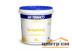 Шпаклевка готовая TERRACO Sprayplaster BC базовая для механизированного нанесения 25кг