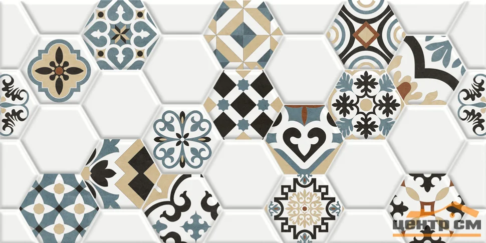 Плитка New Trend Edelweiss Pattern стена 300*600*9 арт.WT36EDW55