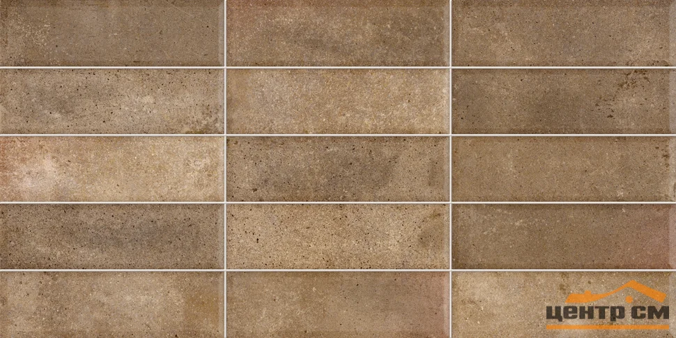 Плитка New Trend Elbrus Brick Marron стена 300*600*9 арт.WT36ELR31