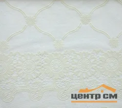 Клеенка ПВХ LACE Satin 009 без основы ажурная 1,37*20м, Dekorelle