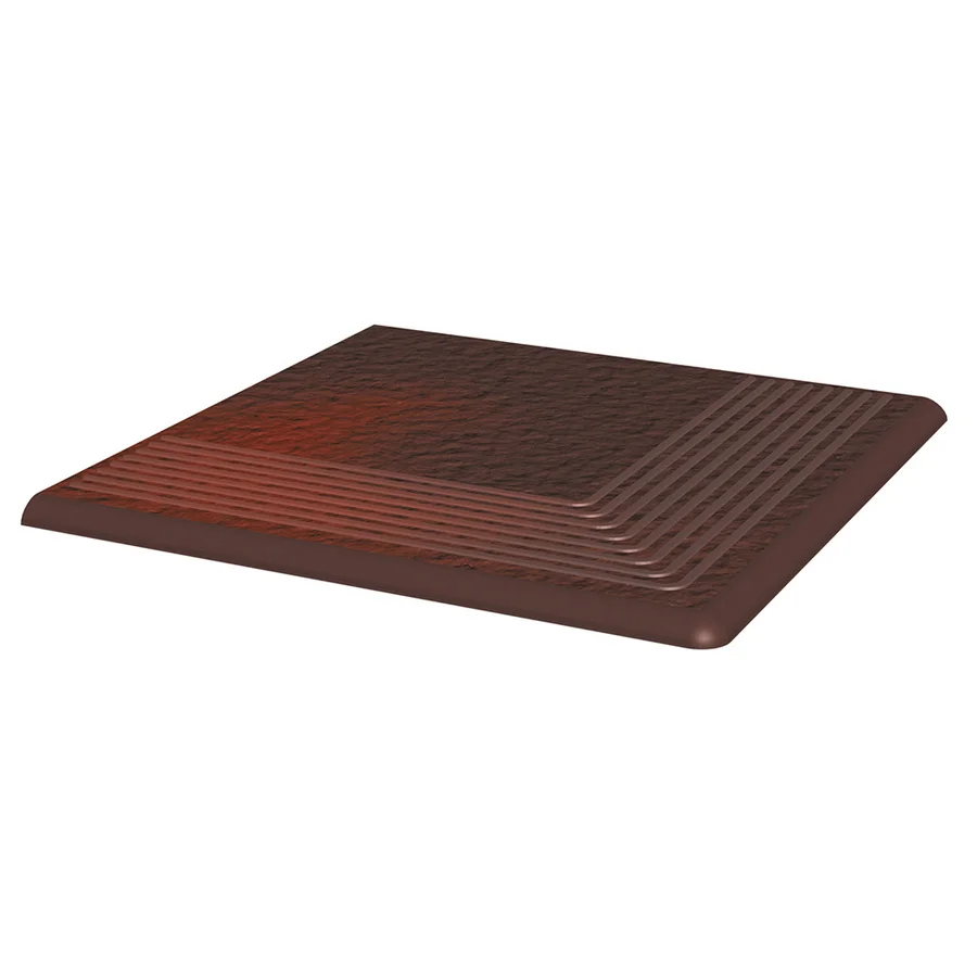 Клинкер Paradyz CLOUD Brown Duro Ступень угловая структ 30х30х1,1