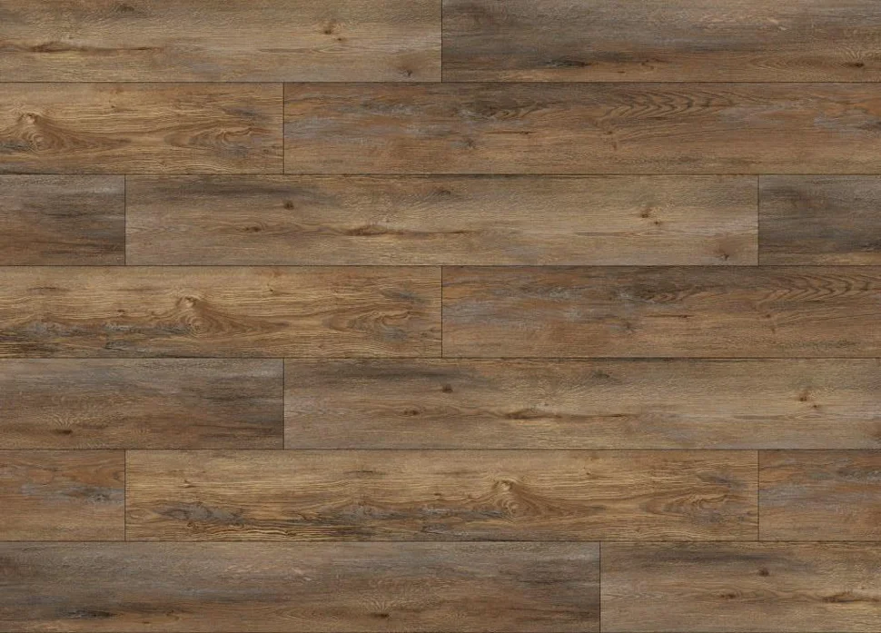 Плитка каменно-полимерная SPC FLOORWOOD Genesis 43 класс Дуб Аридас 1220*182*5 мм, арт.MV01 (с фаской)