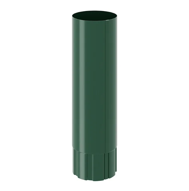 ST Труба круглая, 125/90мм, 3м RAL 6005 ST Труба круглая, 125/90мм, 3м RAL 6005