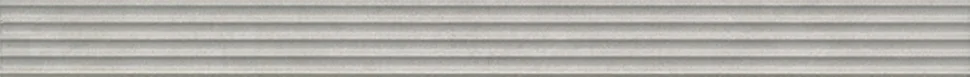 Плитка KERAMA MARAZZI Пикарди бордюр структура серый 40x3,4x9 арт. LSA003