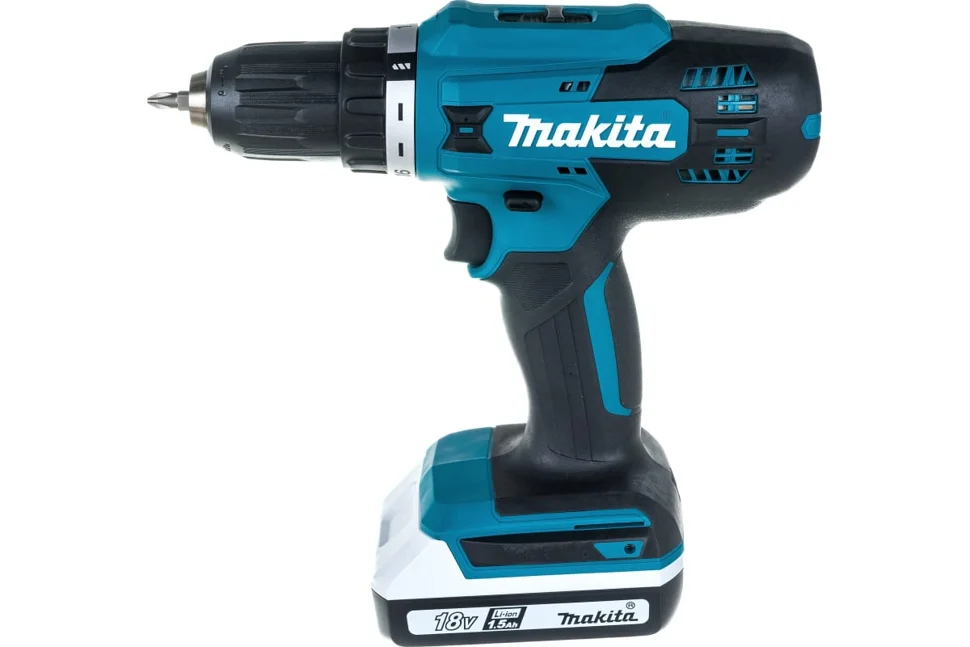 Дрель-шуруповерт аккумуляторная Makita DF488DWAE G-серия 18В, 13мм, 42/24Нм (2х2.0Ач, з/у)