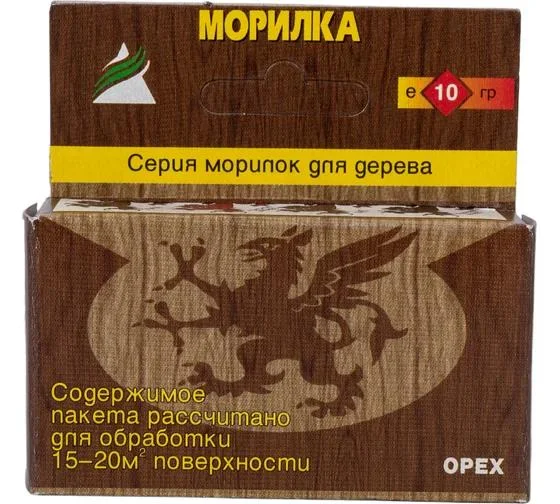 Морилка сухая АНЛЕС орех 10г (108 шт) Морилка сухая АНЛЕС орех 10г (108 шт)