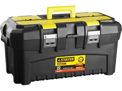 Ящик для инструментов STAYER "MASTER" 22", пластиковый, 580x320x280мм