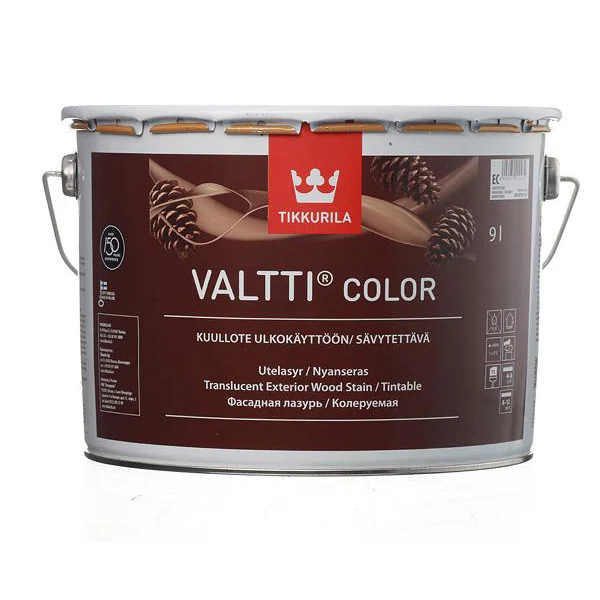 Антисептик-лазурь Tikkurila VALTTI COLOR EC 9л бесцветный