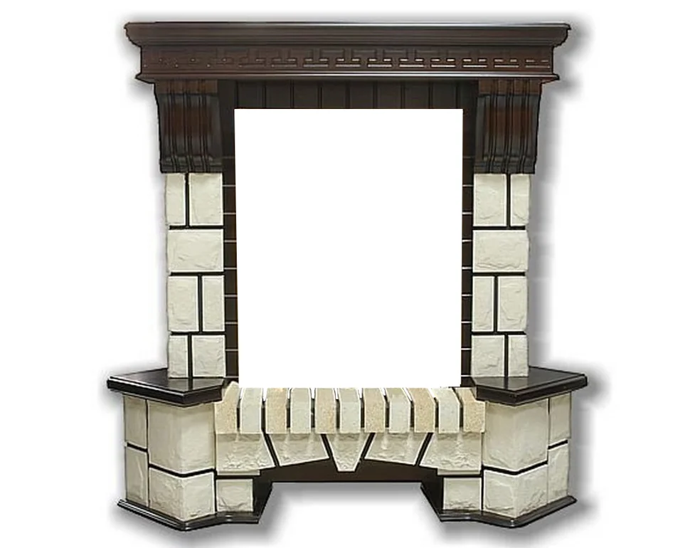 Портал Экстер угловой 3(0) темный дуб,под эл. вставку Panoramic IF-EF01-25 Портал Экстер угловой 3(0) темный дуб,под эл. вставку Panoramic IF-EF01-25