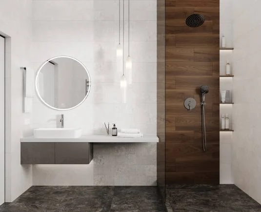 Плитка LAPARET Galaxy light grey декор 30x89,5 матовая обрезная арт.VT&#92;A676&#92;13031R
