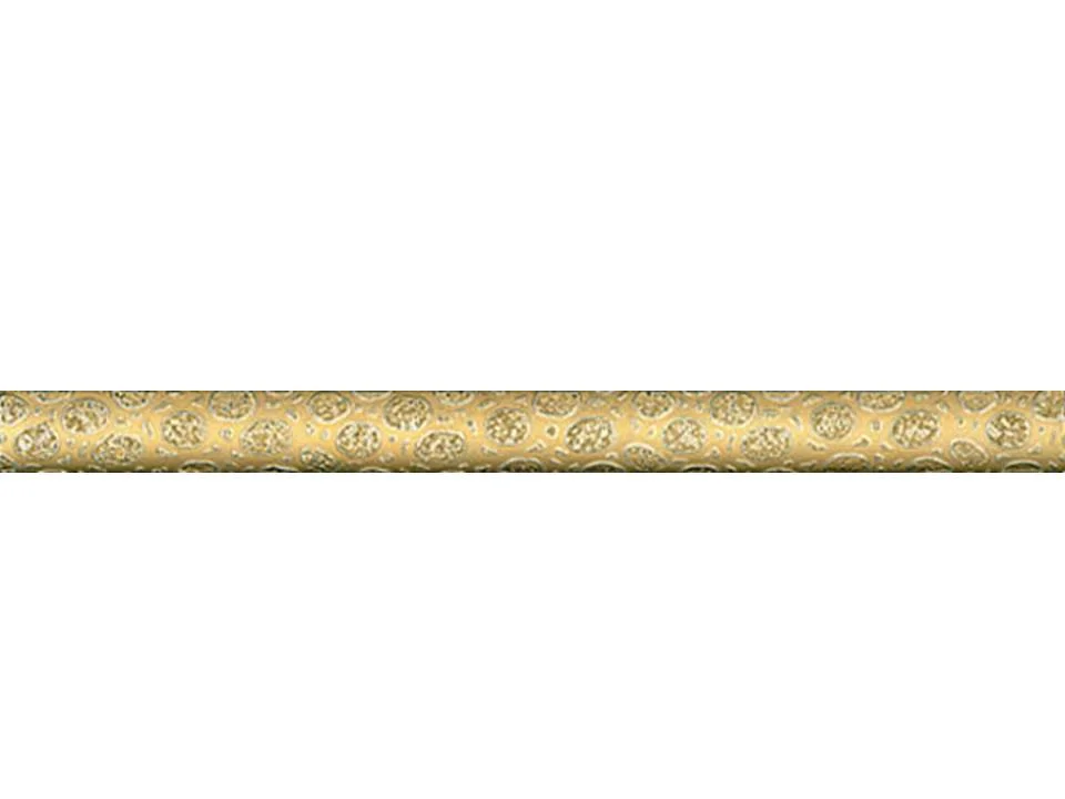 Плитка KERAMA MARAZZI Керамический бордюр 25х2 Карандаш Золото матовый арт.A6566&#92;78