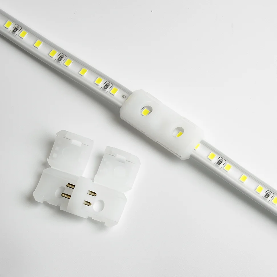 Лента светодиодная 10W/м 220V 3000K IP65 900Лм/м 120SMD(2835) длина 25м FERON,LS710 (сетевой шнур,2 заглушки, 2 коннектора в компл.)