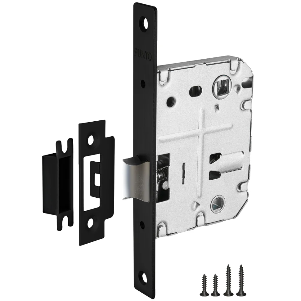 Защелка сантехническая PUNTO L72-50 BL черный