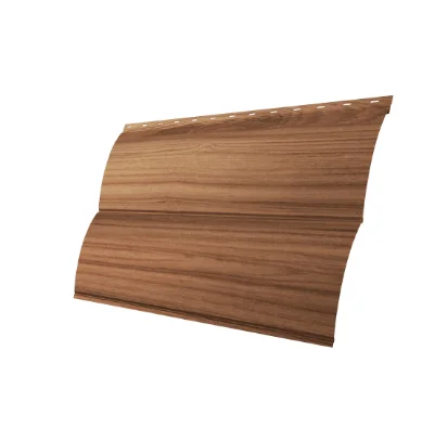 М/сайдинг Блок-Хаус NEW (GL) Print Honey Wood (Медовое дерево) толщина 0,45мм, размер 0,361*6 м.п.
