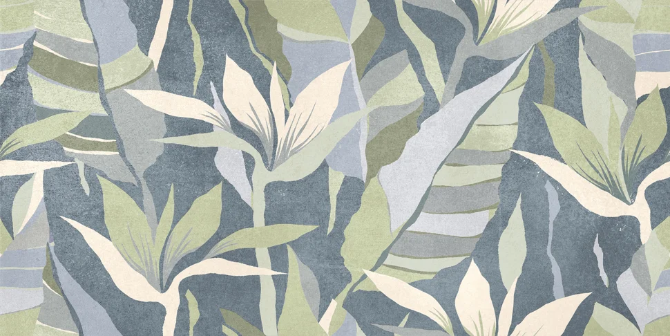 Плитка GLOBAL TILE Dominica_GT Синий тропики 30x60 арт.GT244VG