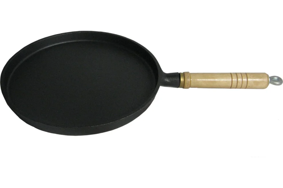 Сковорода блинная чугунная MYRON COOK MC6224 ф220 Сковорода блинная чугунная MYRON COOK MC6224 ф220