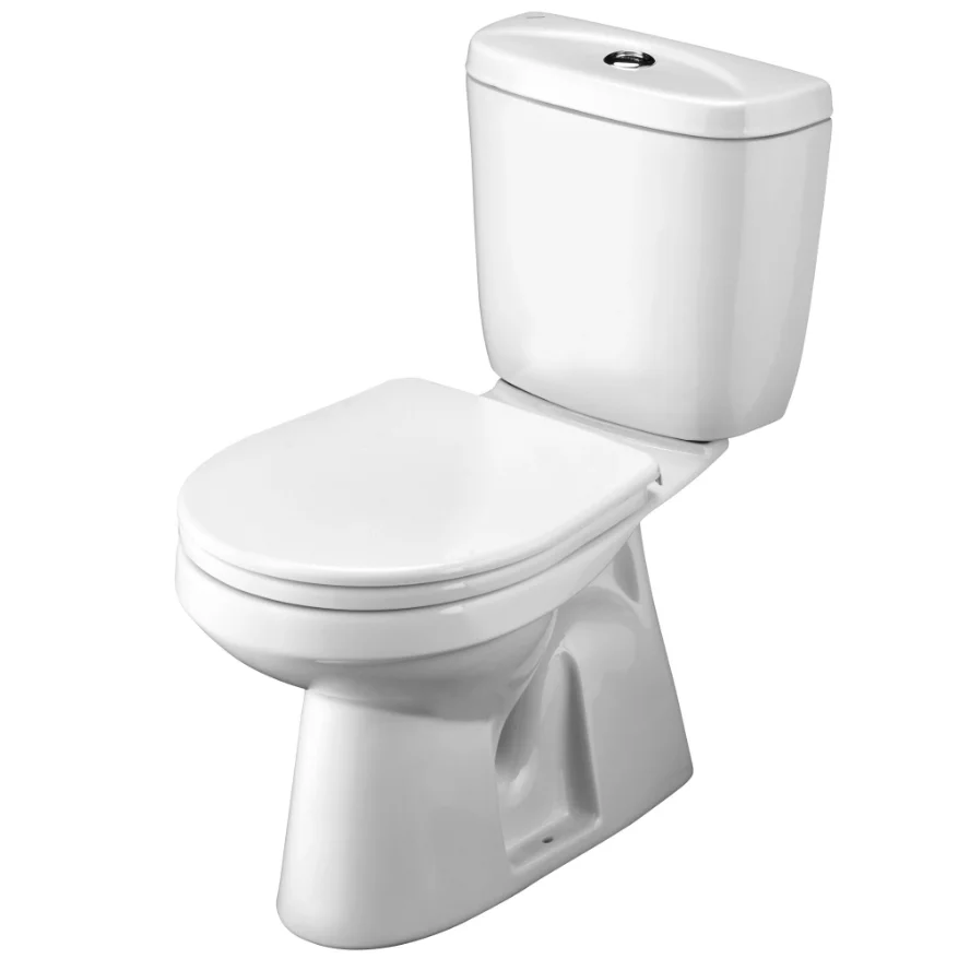 Унитаз-компакт Santek Анимо с вертикальным выпуском, эконом- 1 реж., полипропилен