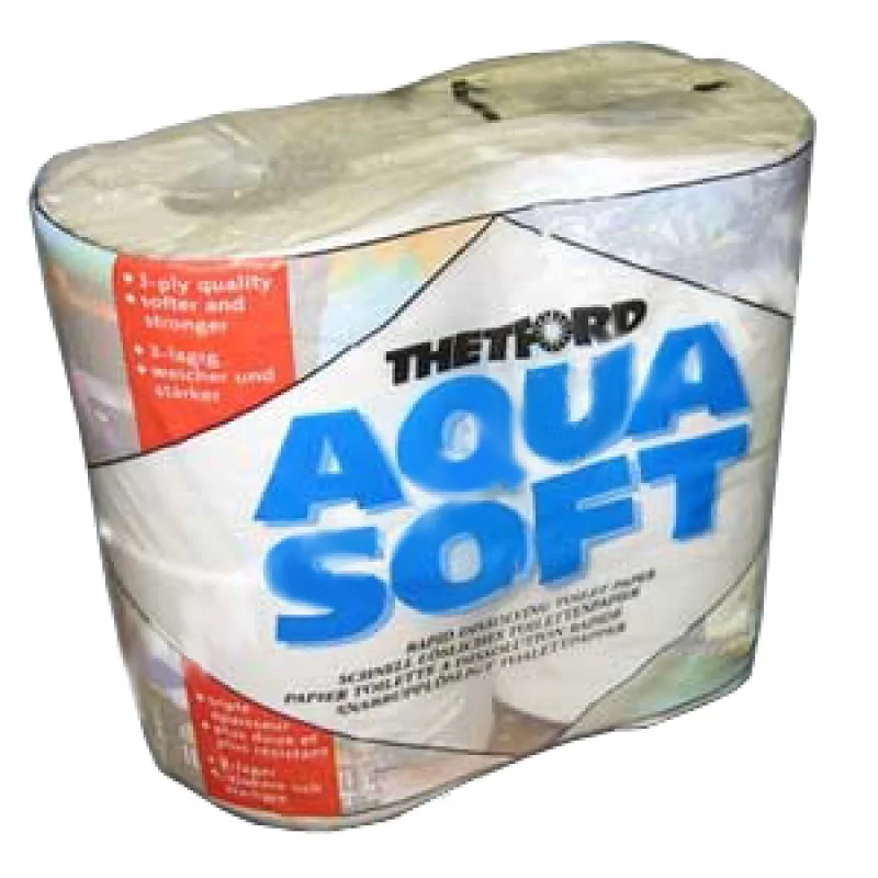 Бумага туалетная Аква Софт растворимая 4 рулона