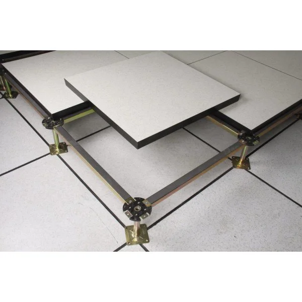 Плита фальшпола (КМ0) K&R Design S36St/PVC Antistatic conductive XL09 со стал.оцинк. пластиной снизу и антистат.ПВХ покрытием сверху 600х600х36,5+2 мм