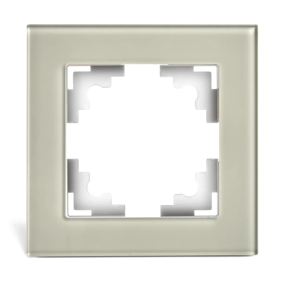 Рамка одноместная STEKKER Катрин дымчатый стекло (GFR00-7001-07) Рамка одноместная STEKKER Катрин дымчатый стекло (GFR00-7001-07)