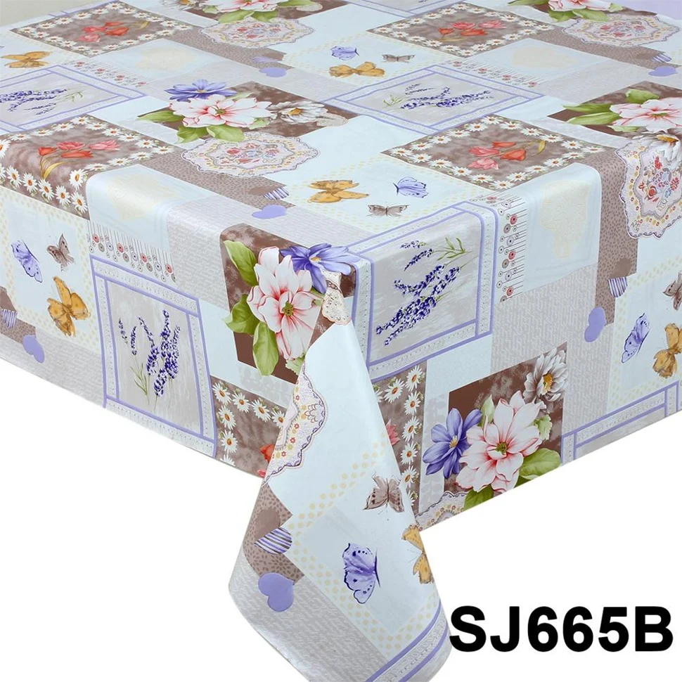 Клеенка ПВХ Верона на нетканой основе 1,37*30м, мод. SJ665В