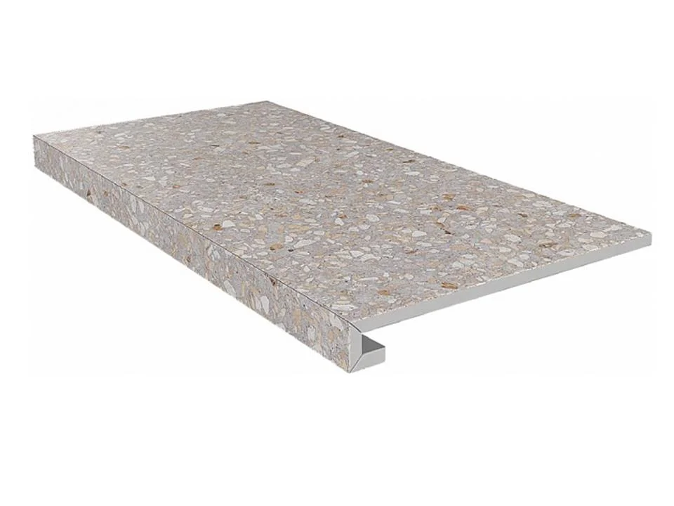 Ступень KERAMA MARAZZI Терраццо клееная беж 33х60х11 арт.SG632000R&#92;GCF