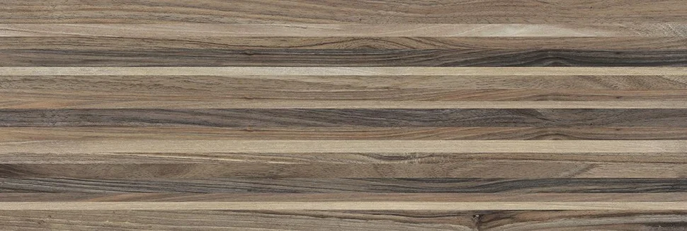 Плитка LAPARET Zen полоски коричневая стена 20х60 арт.60030