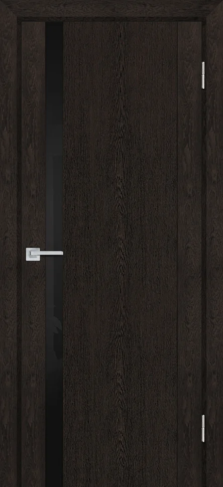 Дверь PROFILO PORTE PSN-10 стекло черный LACOBEL, фреско антико 60