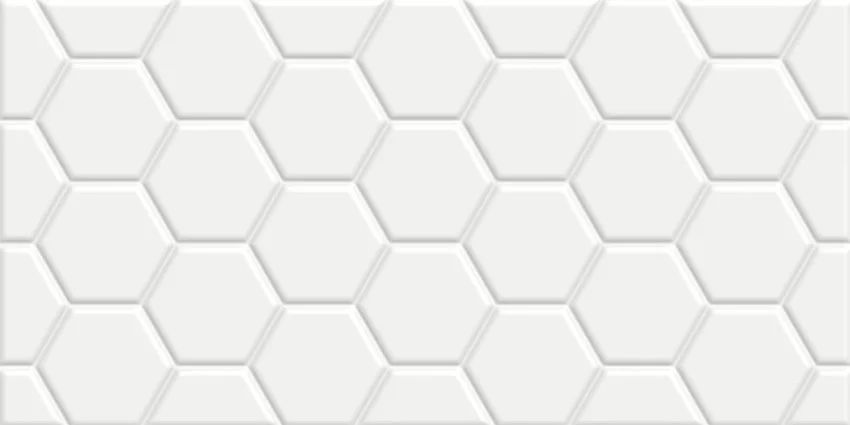 Плитка New Trend Edelweiss Hexagon White стена 300*600*9 арт.WT36EDW15
