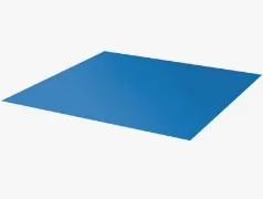 Плоский лист Corundum50 RAL 5015 (небесно-синий), 0.5 мм, 1.25*2м (В пленке)