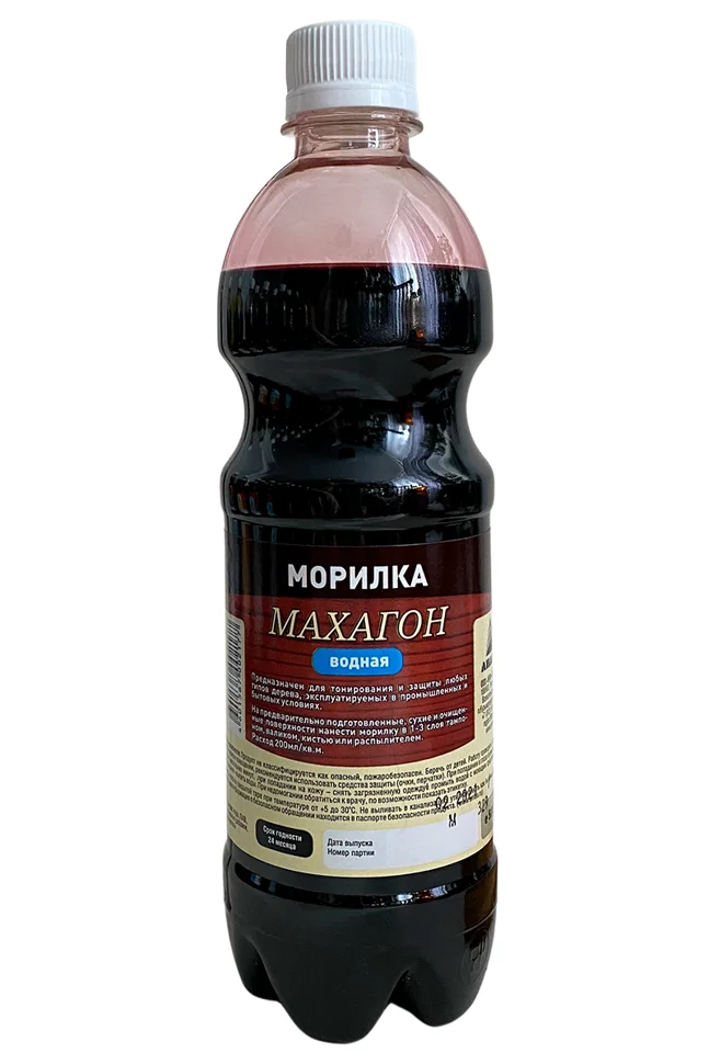 Морилка водная АНЛЕС махагон 0,5л Морилка водная АНЛЕС махагон 0,5л