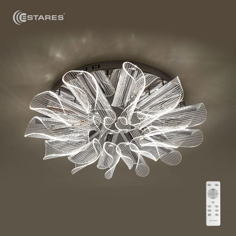 Светильник управляемый светодиодный LUMIERA 60W R-550x100-RC-CHROME/CHROME/CLEAR-220-IP20