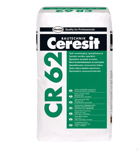 Штукатурка гидрофобная CERESIT СR 62 санирующая 20 кг (Польша)