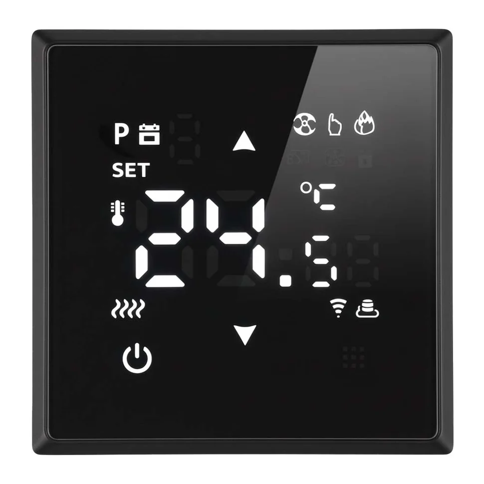 Терморегулятор Wi-Fi сенсорный СП STEKKER Эмили (механизм) 250В, 3500Вт черный уголь, soft touch (RSW00-5119-05) Терморегулятор Wi-Fi сенсорный СП STEKKER Эмили (механизм) 250В, 3500Вт черный уголь, soft touch (RSW00-5119-05)