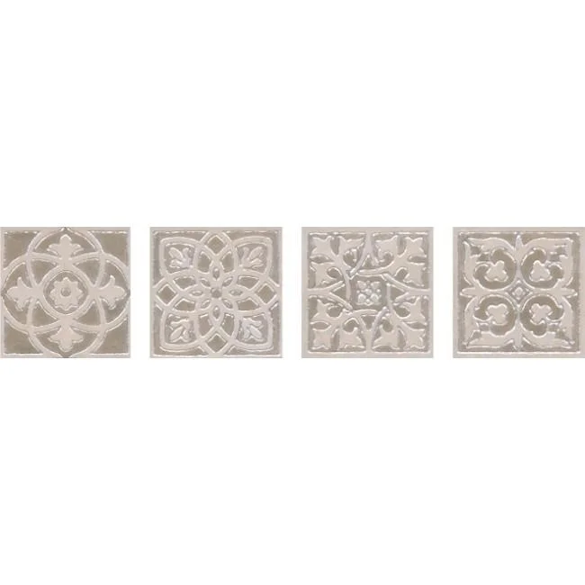 Плитка KERAMA MARAZZI Вставка Парнас беж лаппатированный 9,5x9,5x8 арт.HGD&#92;B170&#92;SG1550L