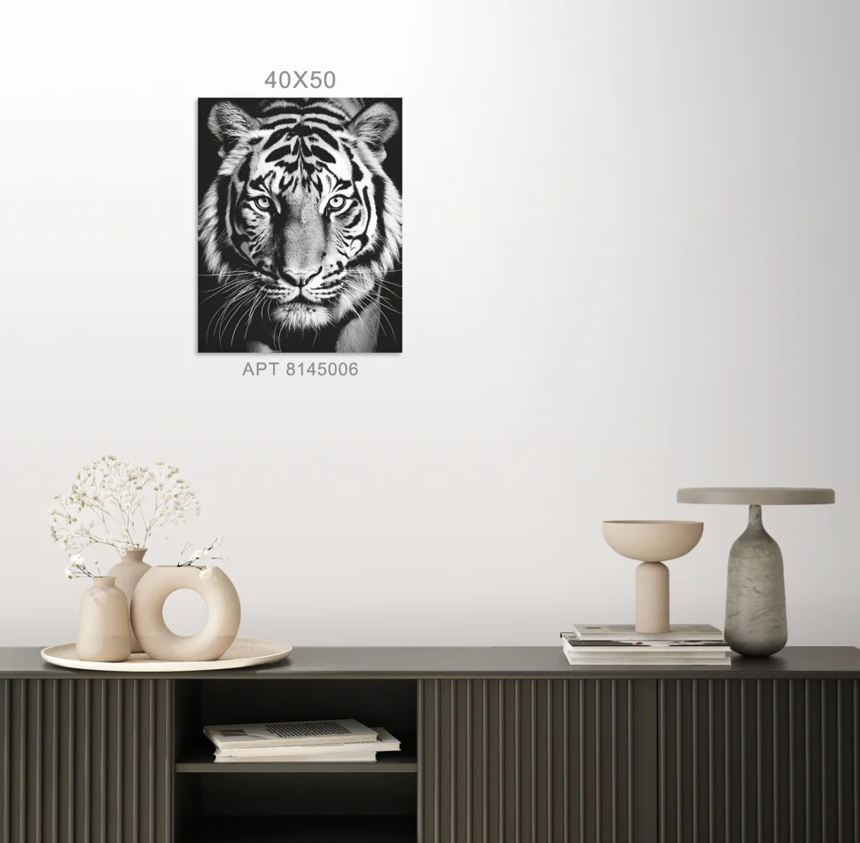 Картина интерьерная VS на стекле Tiger 40*50 арт.8145006