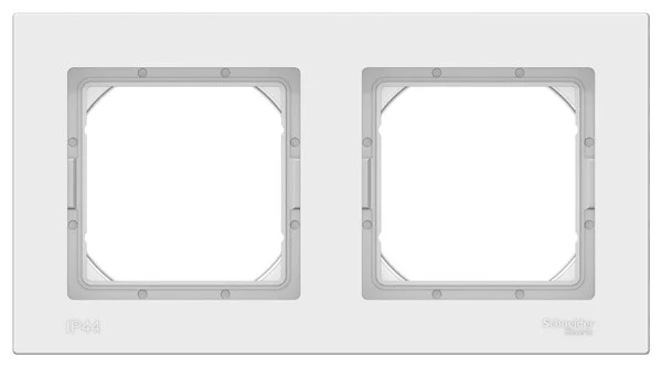 Рамка 2-м AtlasDesign Aqua IP44 бел. Systeme Electric ATN440102