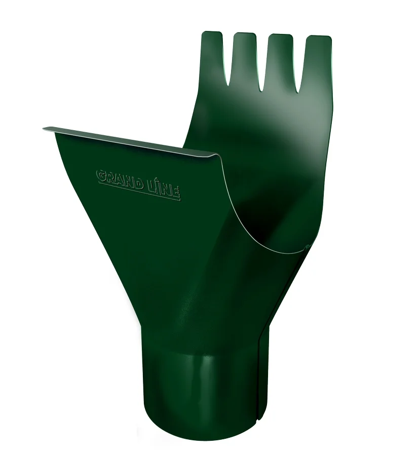 Воронка желоба GL, 125/90 мм RAL 6005