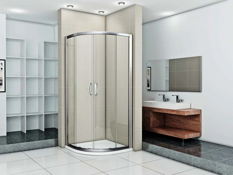 Ограждение душевое Good Door INFINITY R-80-C-CH