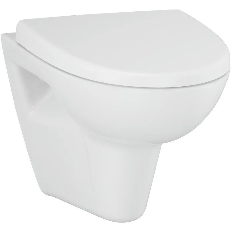 Унитаз подвесной CERSANIT PARVA NEW CLEAN ON с сиденьем микролифт, цвет белый