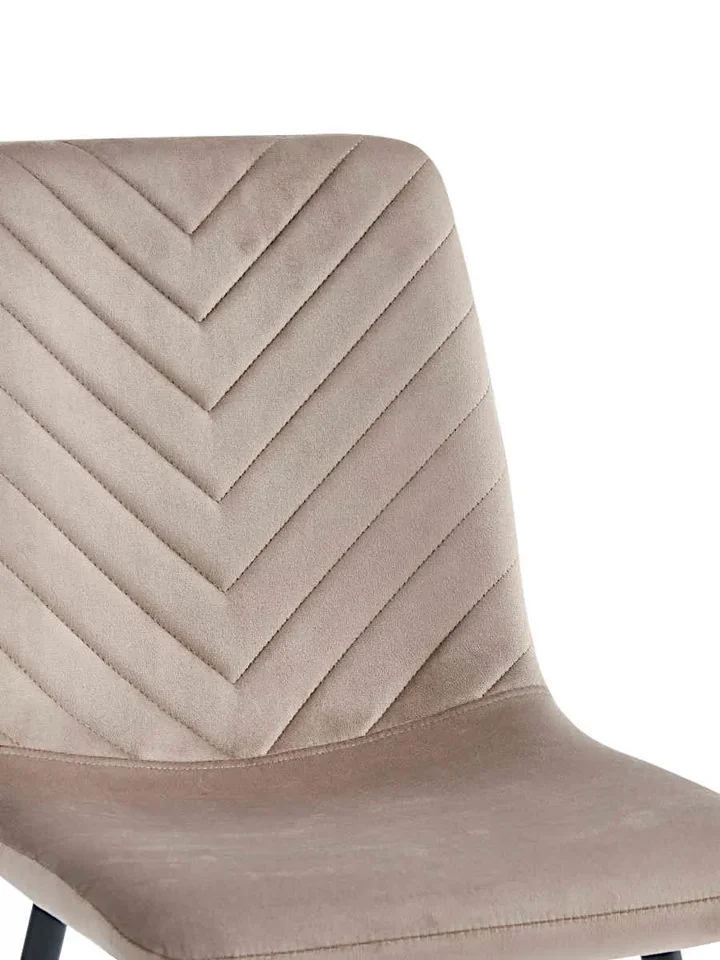 Стул BIANCA (DC212) МОККО#G62-13 велюр, каркас белый (00-00003339)