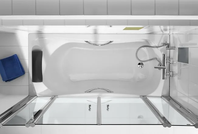 Ванна акриловая ROCA BECOOL 170х80 с ручками, с фронтальной панелью и монтажным комплектом